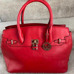 Versace 19-69 Abbigliamento Sportivo SRL Red Satchel Bag